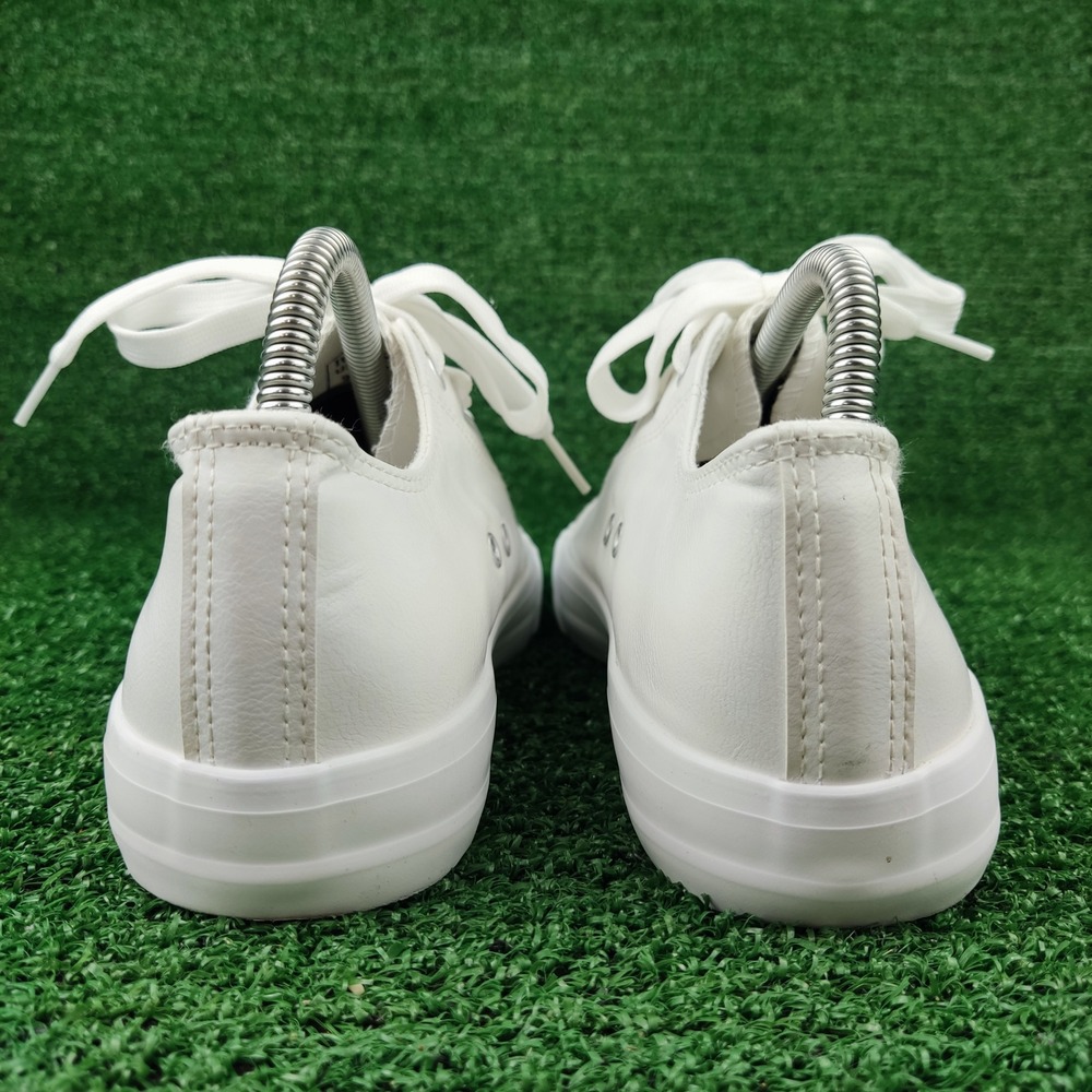 Unbranded Sneakers Womens 9 White ZY-K21036 Low Top Faux Leather Lace Up Casual - Picture 4 of 8